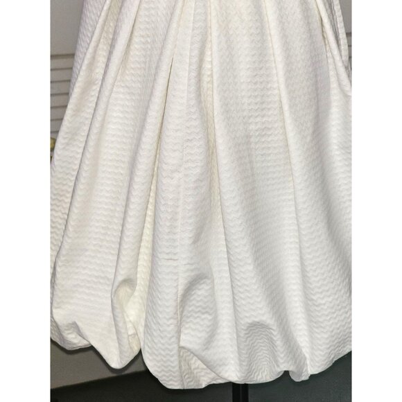 Lilly Pulitzer Women's Regency Classic White Navy Jacquard Bubble Dress Sz 4 076 - Picture 9 of 14